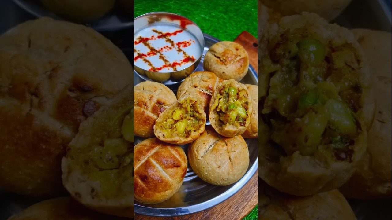 Marwadi Masala Bati #masalabati #shorts #trending #recipe #cooking #viral #rajasthanibati #reels