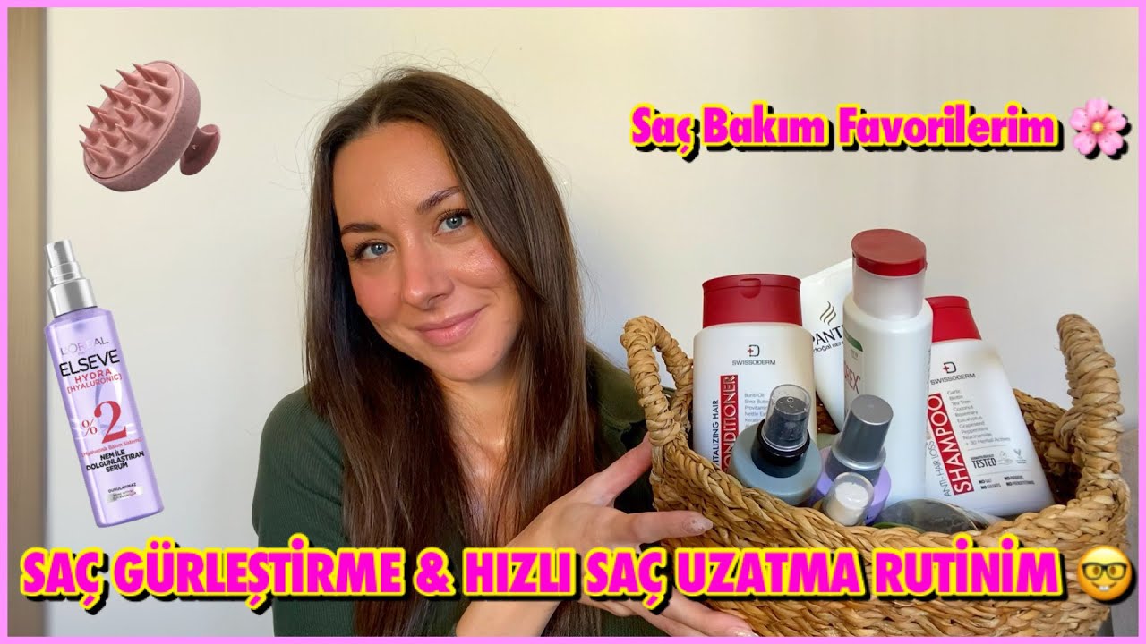 HIZLI SAÇ UZATMAK VE GÜRLEŞTİRMEK İÇİN FAVORİ SAÇ BAKIM ÜRÜNLERİM 💁‍♀️ | EN İYİ SAÇ BAKIM YAĞLARI😍