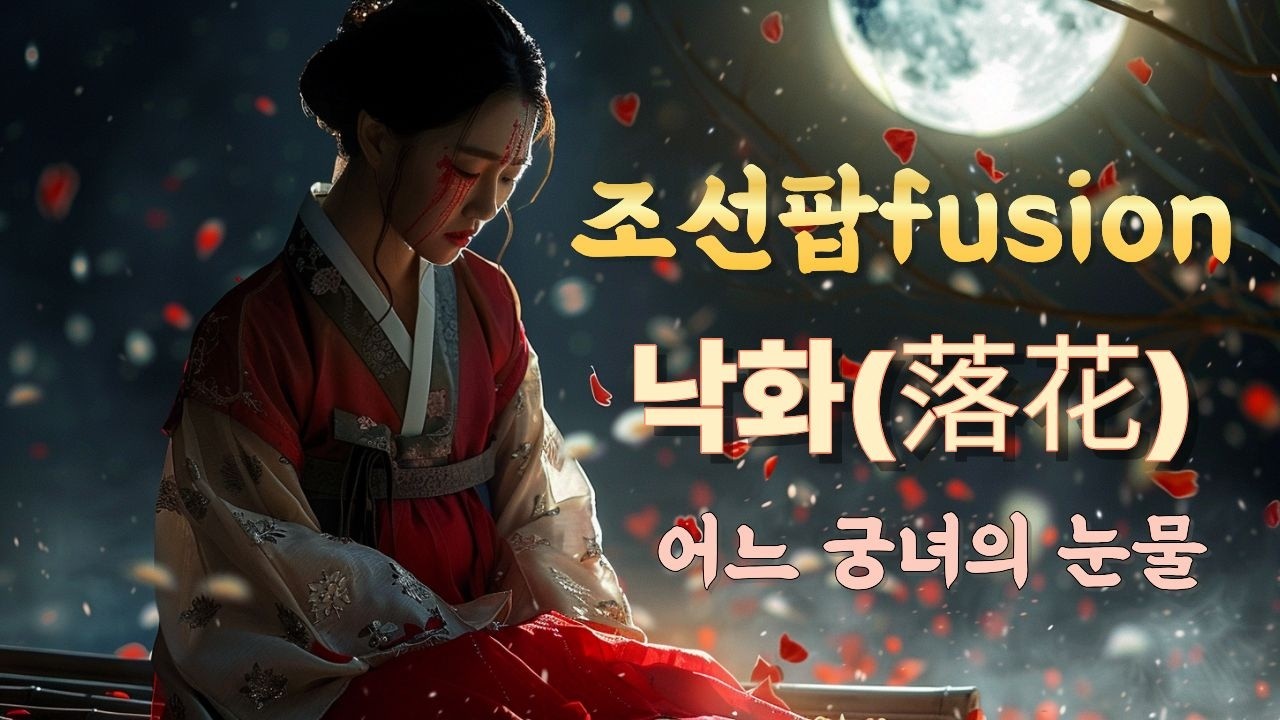 [조선팝] | Fusion — 落花(낙화) : 🌸지는 꽃잎에 새긴 어느 궁녀의 눈물 (조선 발라드)🌙🌙🌙