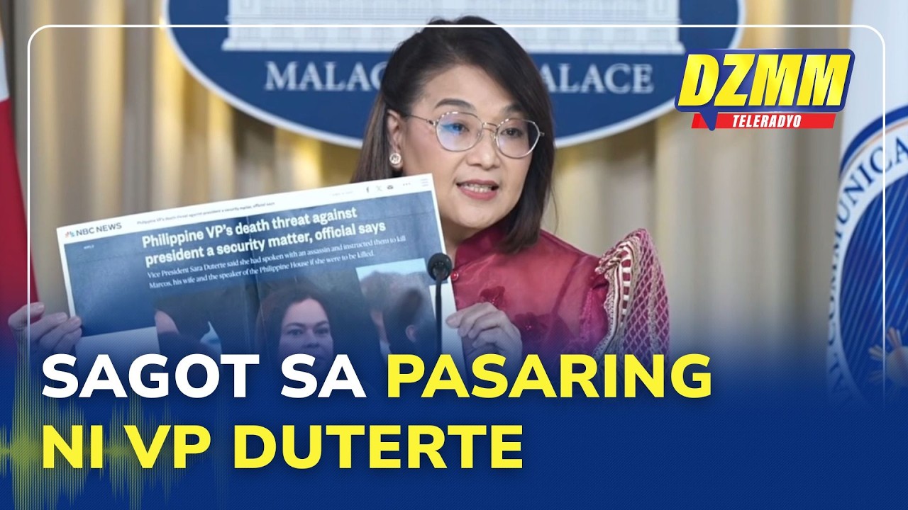 'Buwitre': Palace hits back at VP Duterte’s jab vs Marcos | DZMM Teleradyo (13 February 2026)