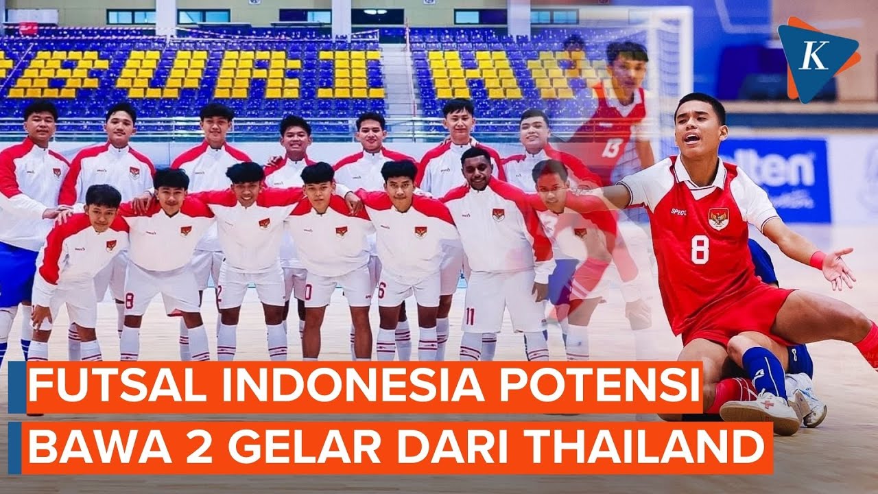 Jadwal Timnas Futsal Indonesia vs Thailand di Final Piala AFF U16 dan U19