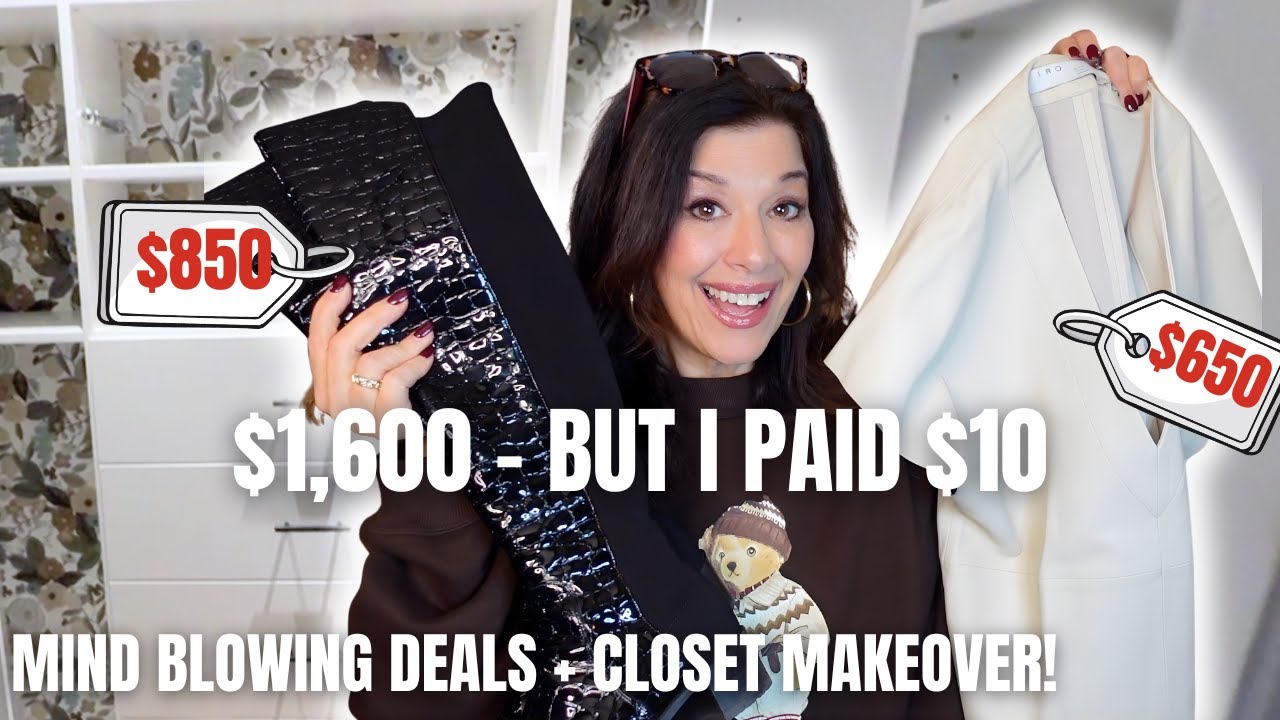 Crazy $5 Thrift Finds & Boston Closet Makeover!