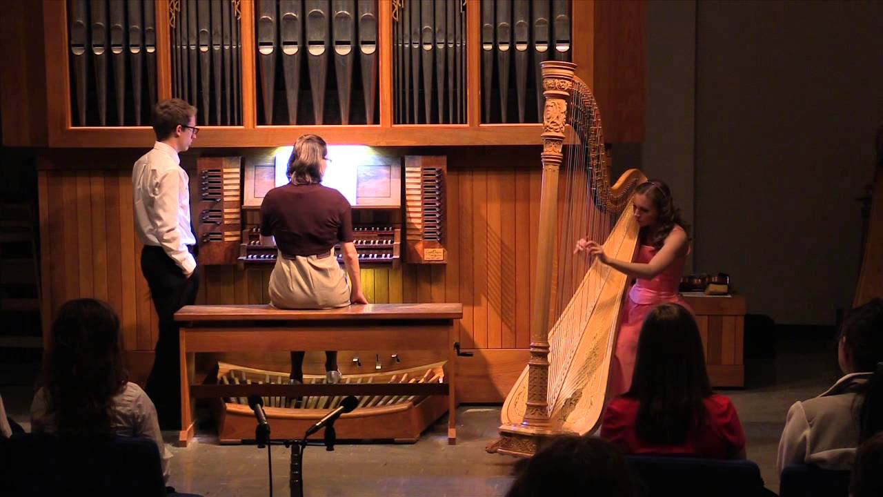 Grandjany Aria in Classic Style for Harp and Organ