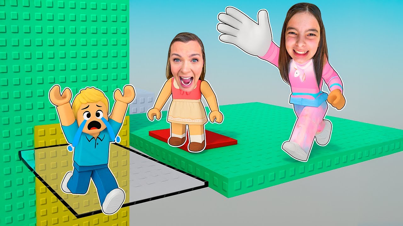 TROLL TOWER COM A MINHA MÃE! I Roblox! *chegamos no final?!