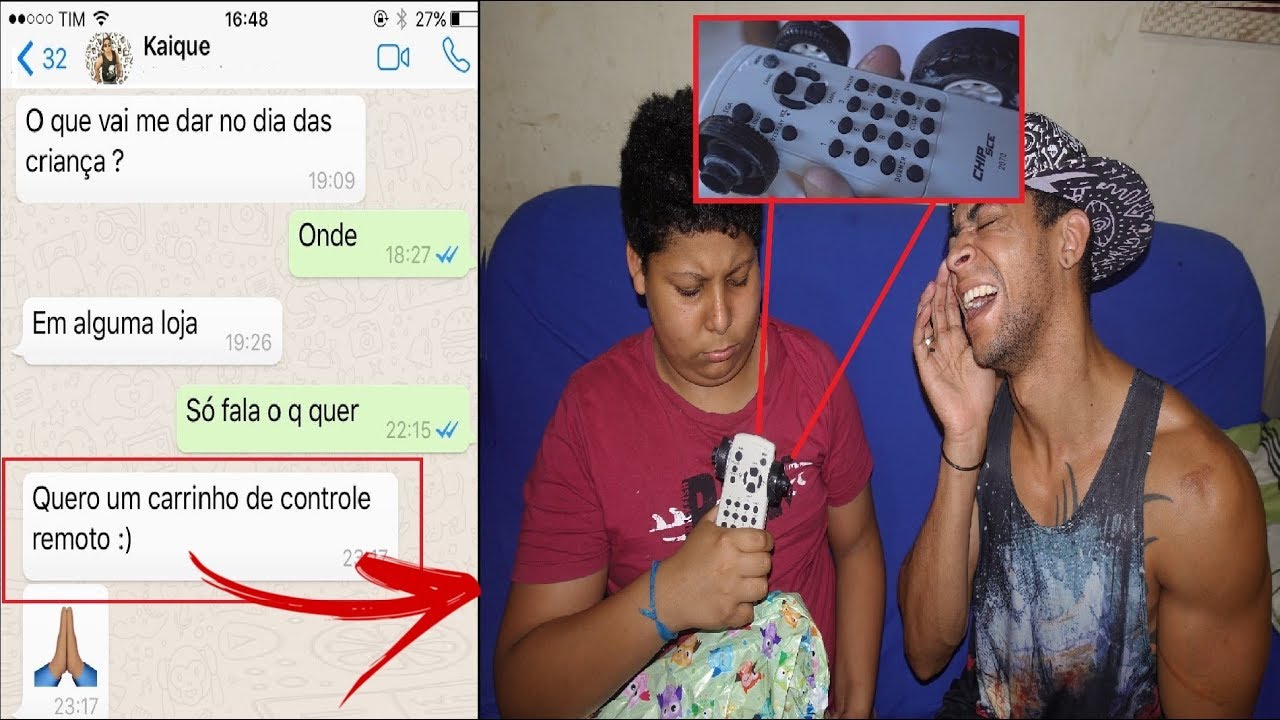 TROLLEI MEU IRMÃO NO DIA DAS CRIANÇAS