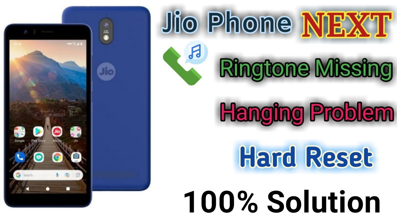 Jio Phone Next Ringtone Missing || Hang Problem || Hard Reset 2022 2023@AhmedTechnicalSolution