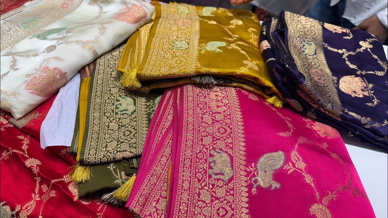 EP- 1 SAMRIDDHI Banarasi Crape Mashroo, Chiffon Silk, Tusser Gorgette, Minakari Butti, Rangkat Silk 