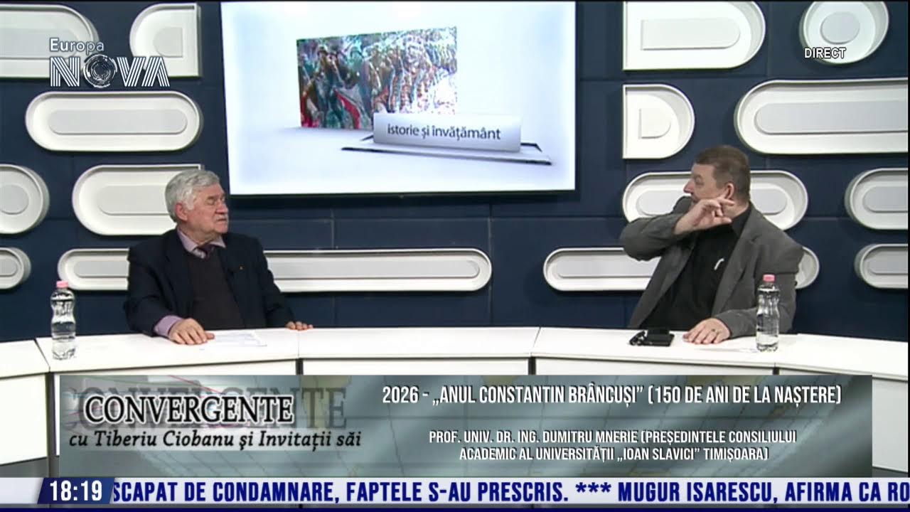 LIVE : Convergențe cu Tiberiu Ciobanu - Europa Nova - 18.02.2026