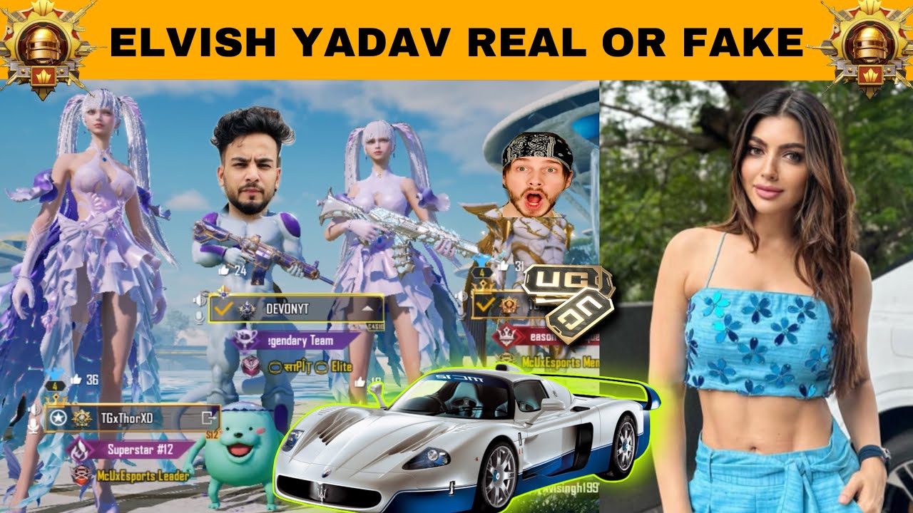 FINALLY NOOB PRANK ON ELVISH YADAV WITH HIS GF IN BGMI😱 | BEST NOOB PRANK😂 | THOR GAMING |