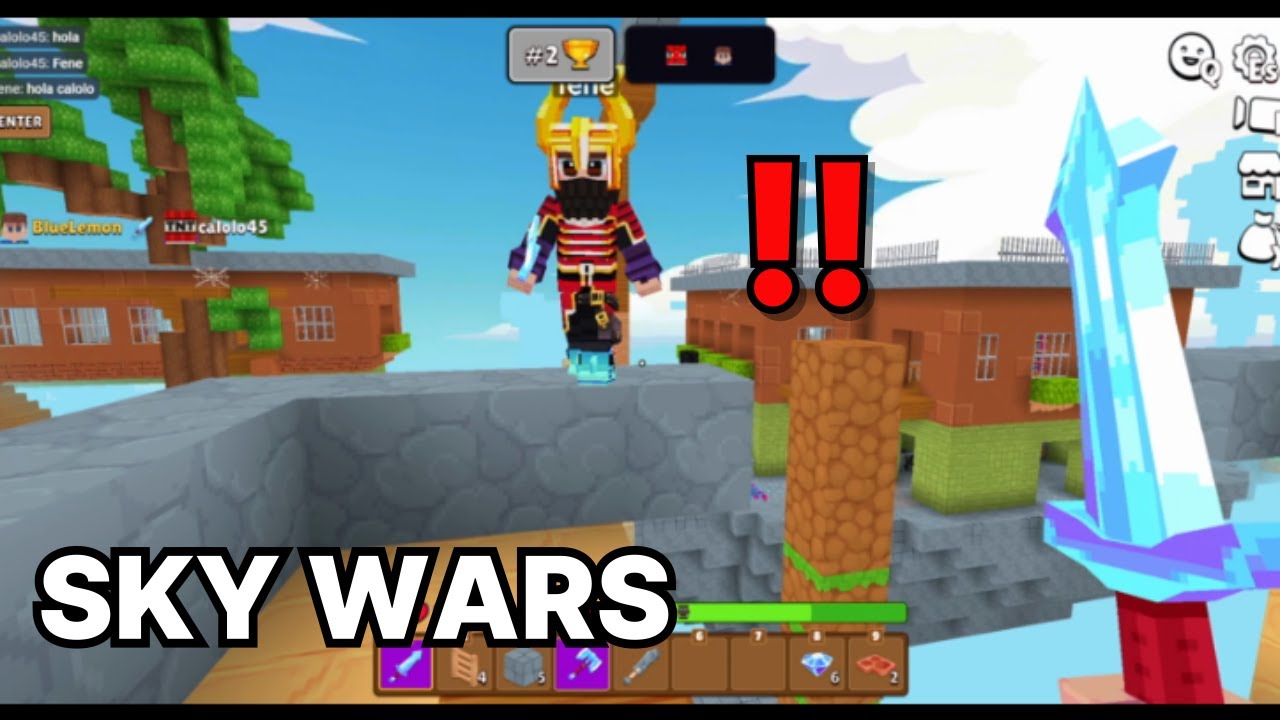 I killed two guys teaming up in sky wars. (minefun.io) #26