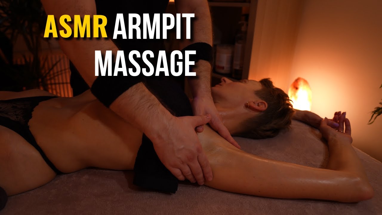 ASMR Chest & Armpit Massage for Beautiful TARA - Lymphatic Drainage (Decollete, Arms & Armpit)