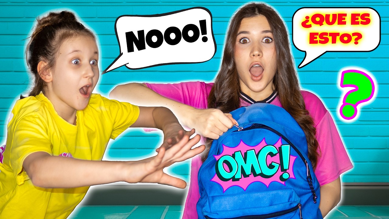 LE REVISO LA MOCHILA DE BAILE A MI HERMANITA ¿QUÉ LLEVA? 😱 | Daniela Golubeva