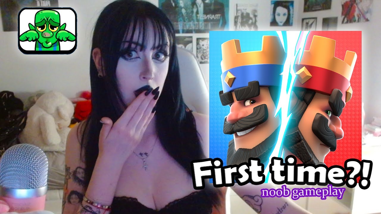 GOTH GIRL tries Clash Royale for the FIRST TIME! ┃ Clash Royale #1