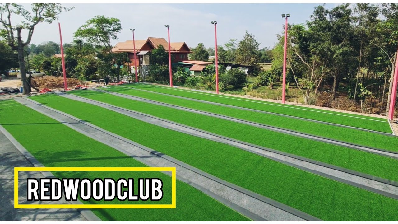 พาชมการ #​ทำสนามฟุตบอลหญ้าเทียม REDWOODCLUB​