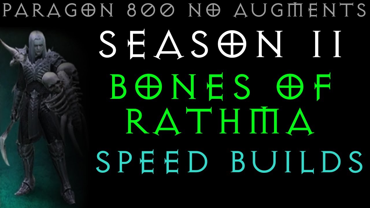 Bones of Rathma - Speed Builds - Necromancer - Diablo 3 RoS