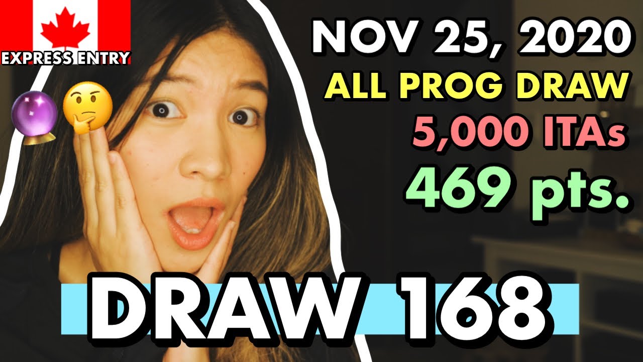 EXPRESS ENTRY DRAW 168 (November 25, 2020) | Canada Immigration 2020