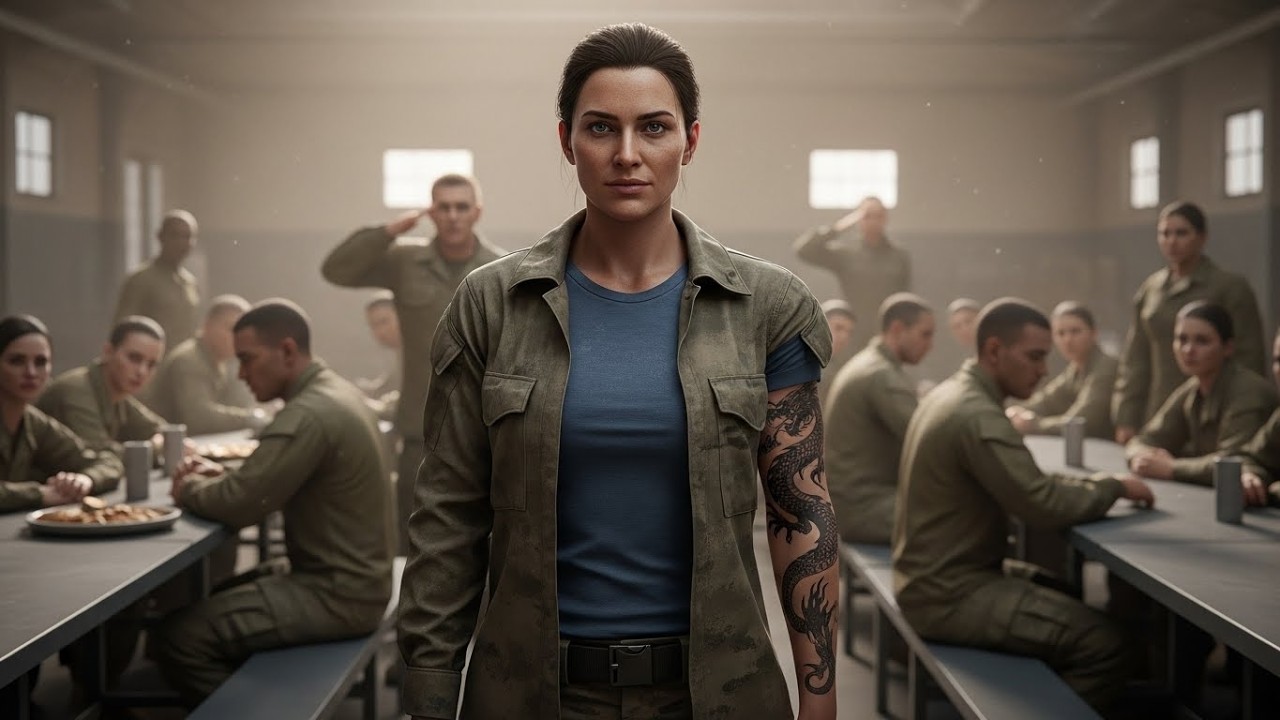 A Sergeant Mocked Her in the Mess Hall — One Tattoo Silenced the Entire Military Base