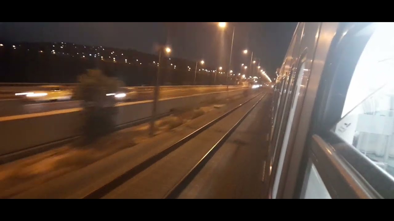Athens metro ride from Airport to Syntagma (line 3)