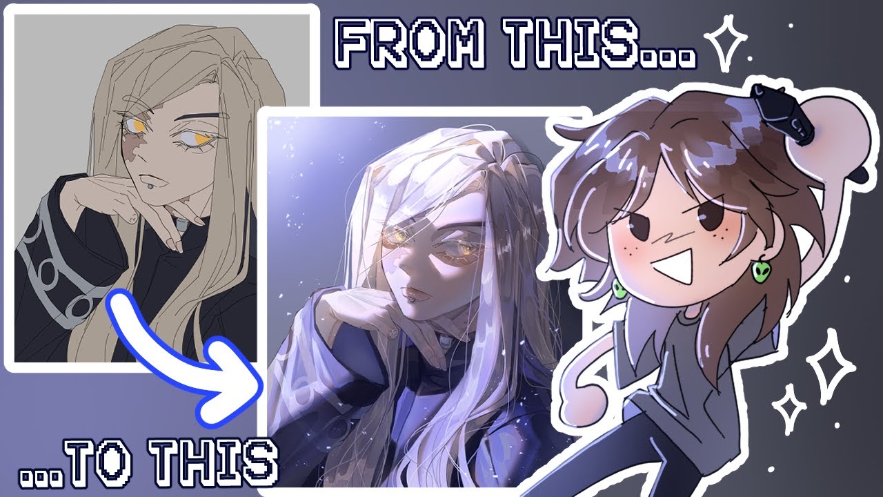 How I RENDER my drawings in Clip Studio Paint || Tutorial