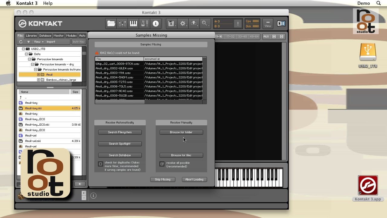 Fixing sample references in Kontakt