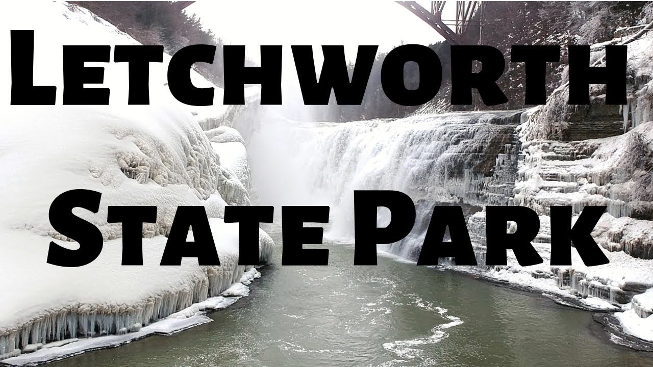 Letchworth State Park by Drone in February 2019