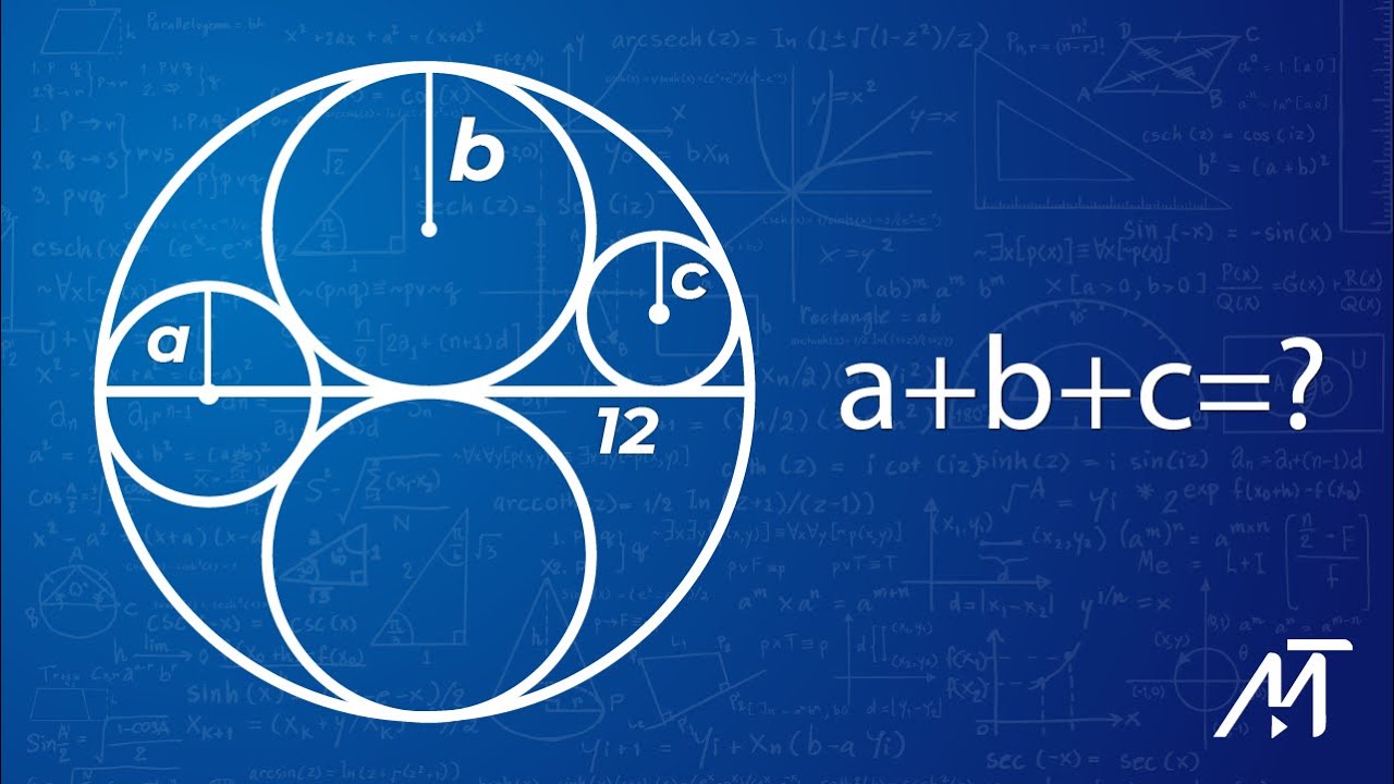 Find the sum of the radiuses! | Geometry Challenge