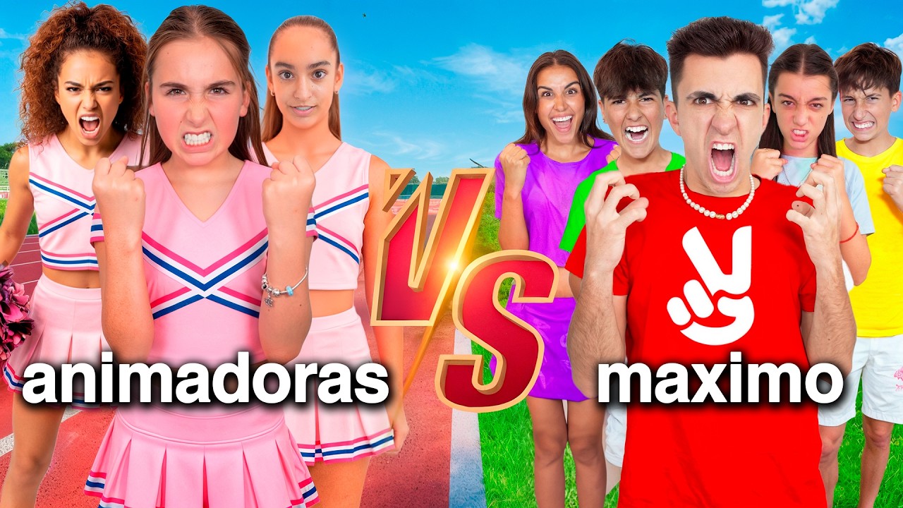 MAXIMO SQUAD vs ANIMADORAS PROFESIONALES! *quien gana?* (LA PELICULA)
