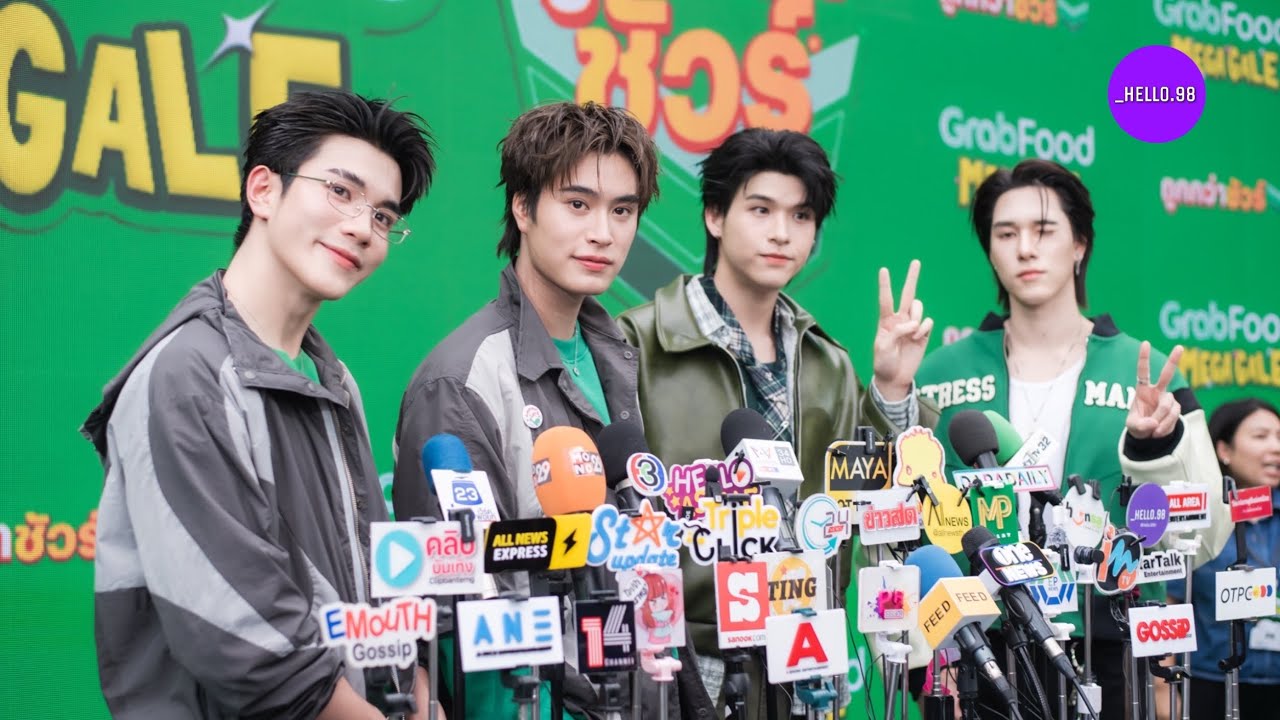 🔴live interview  #สกายนานิ #เจมีไนน์โฟร์ท #Grabfoodth
