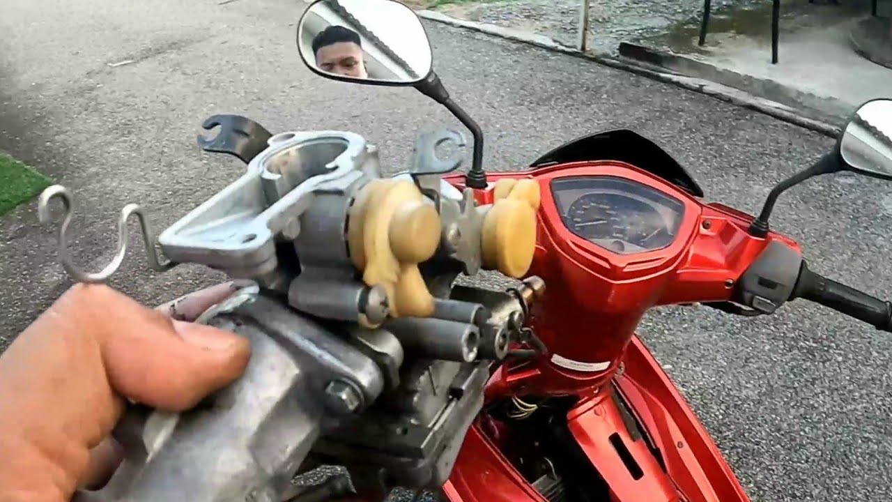 Cara servis carb LC135 V1