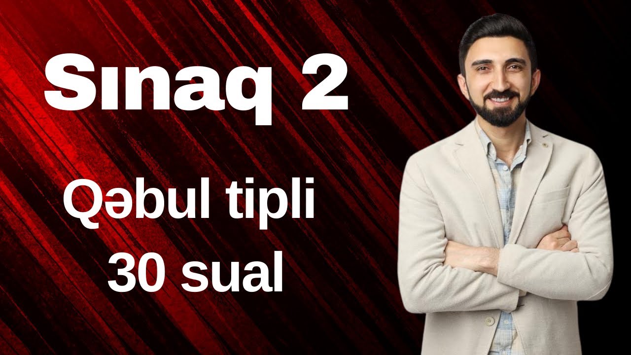 Fizikadan mövzu sınağı 2. İlk altı mövzunu əhatə edən qəbul tipli 30 sual. Fizikadan sınaqlar