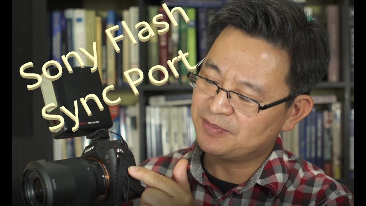 How to use Sony a7r3 a7riii a9 PC sync port with flash from the past