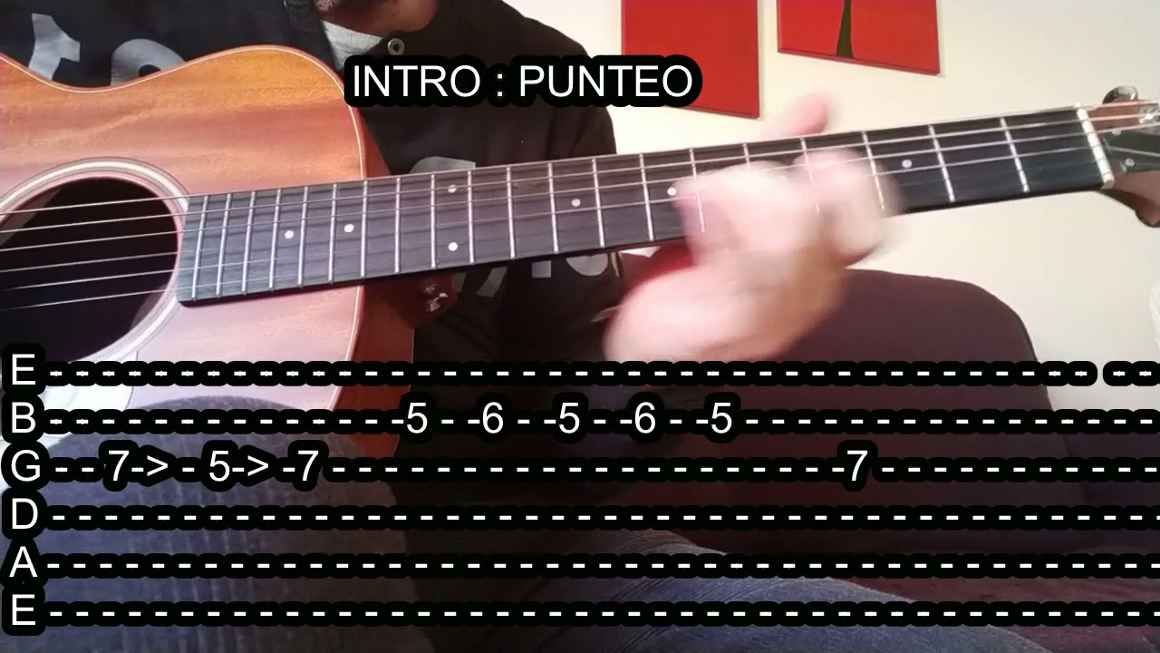 tutorial de acordes ( no quiero pensar en ese amor )