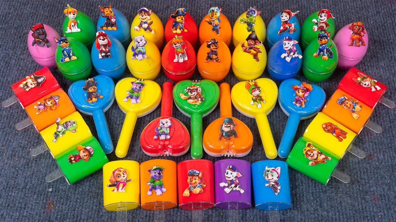 Paw Patrol Slime Play Time! Skye, Chase & Marshall with Satisfying ASMR! 🎉