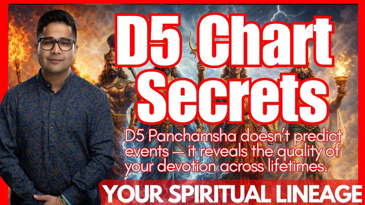 D5 Panchamsha Chart Explained | Past-Life Devotion, Spiritual Lineage & Sādhana Karma @GISTTClips