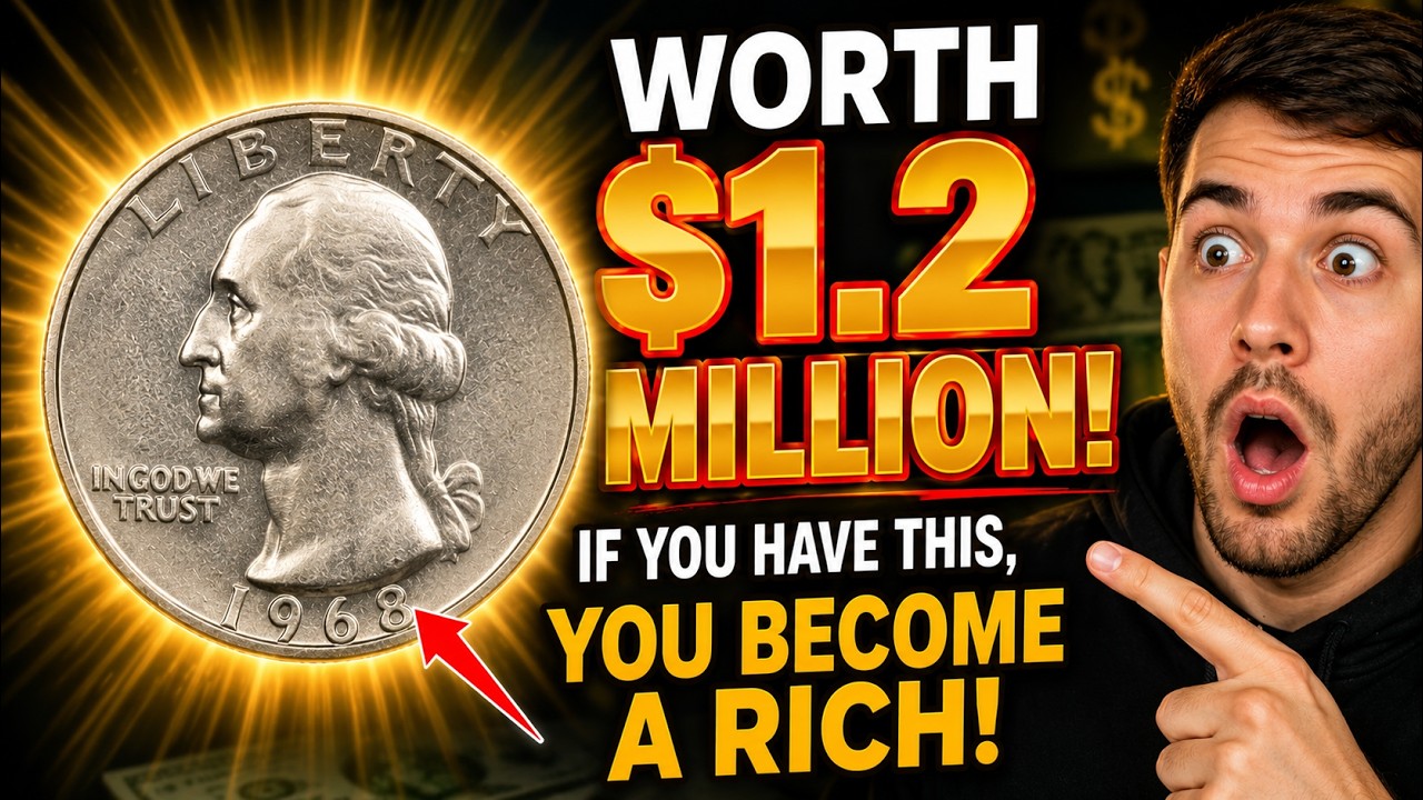 🥇 1968 No Mint Mark Quarter Worth $21,000? Check Your Coins Now!