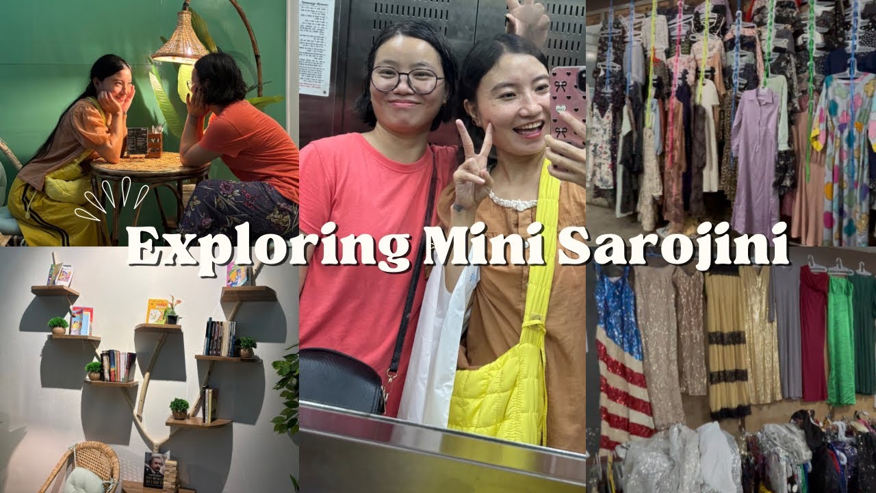 Exploring Mini Sarojini, Itanagar edition + a cute new café ☕🛍️ | 📍Arunachal Pradesh