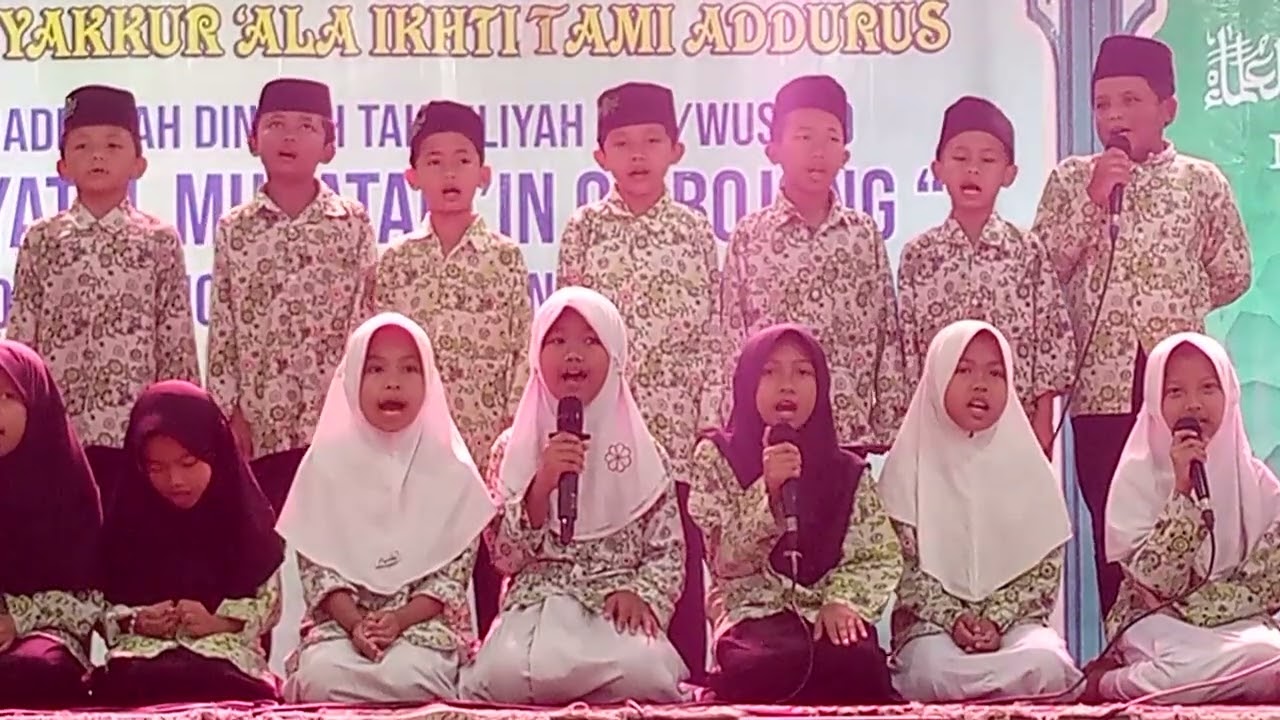 Wahidun siji MDT HIDAYATUL MUBTADI'IN 01 BOJONG TEGAL 