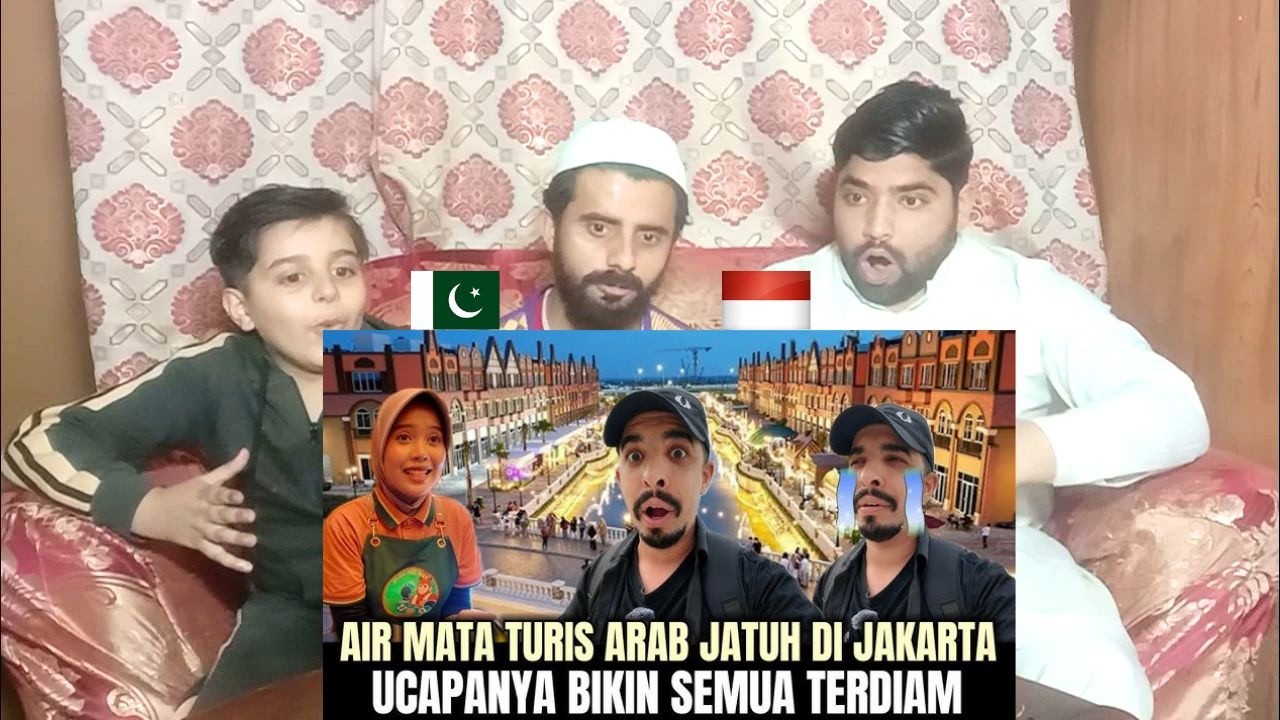 TAK KUASA TAHAN AIR MATA‼️TURIS ARAB INI PUJI JAKARTA KALAHKAN EROPA | Pakistani Reaksi  | D-R-RUE