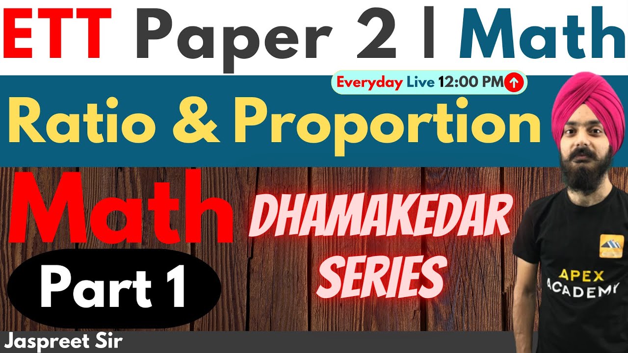 ETT Paper 2 Preparation | ETT Paper 2 Maths preparation | Math for ETT 2nd Paper | P 1