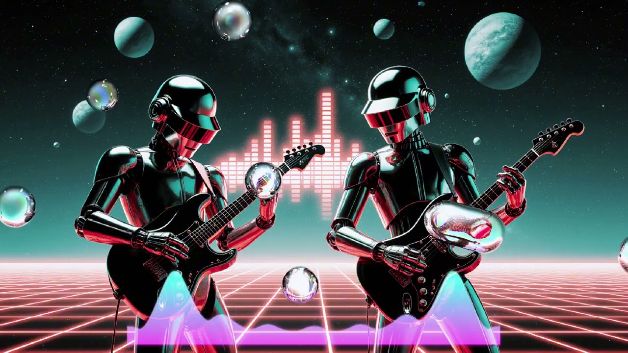 🌴 Neon Beach Illusion 💿 Chill Funk x Disco Lounge x Daft Punk Glow!