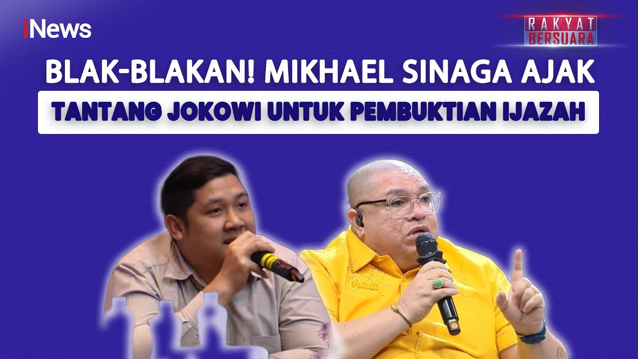 Tantangan Terbuka! Mikhael Sinaga Ajak Jokowi Buktikan Ijazah Asli di Pengadilan