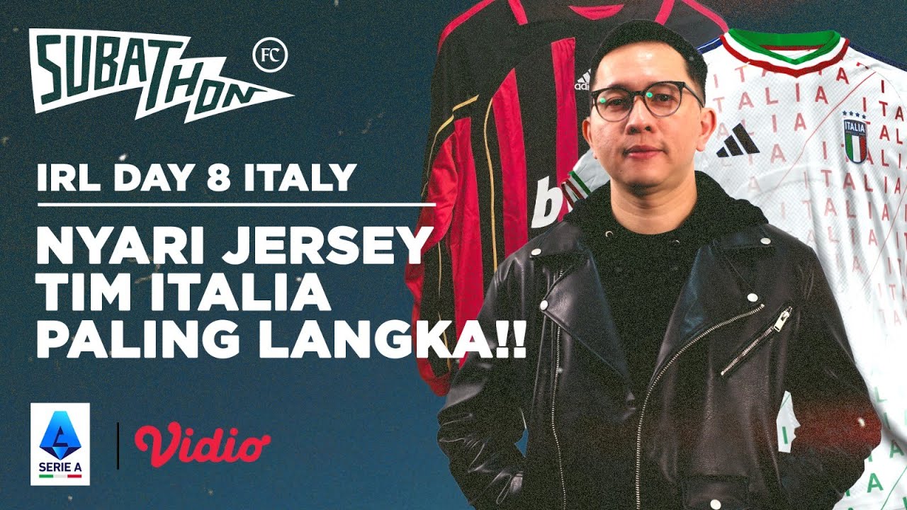 IRL DAY 8 ITALY : NYARI JERSEY TIM ITALIA PALING LANGKA!!
