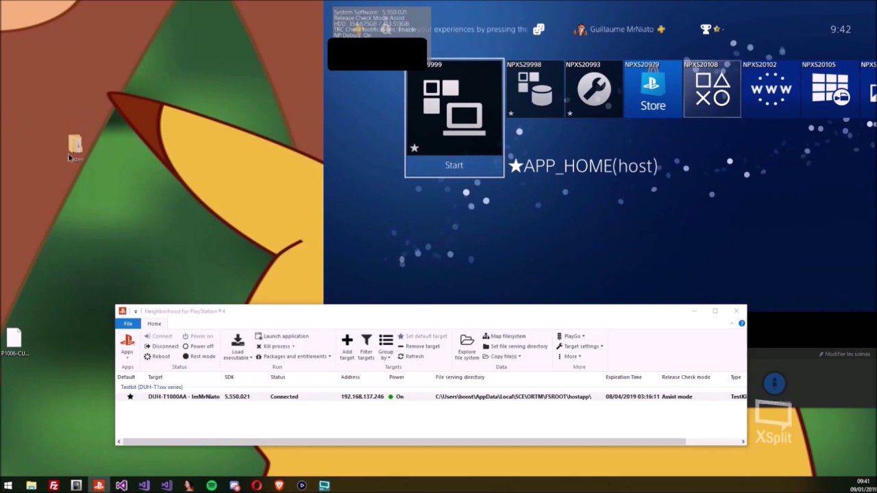[PS4] Launch FPKG games on any firmware (1.50 to 6.20) on a PS4 Testing Kit
