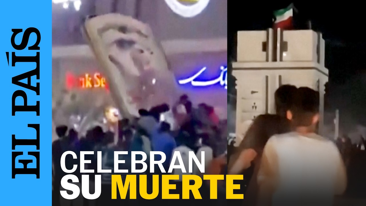 GUERRA IR&Aacute;N | Estatuas derribas y bailes, las calles de Ir&aacute;n celebran la muerte de Ali Jamene&iacute;