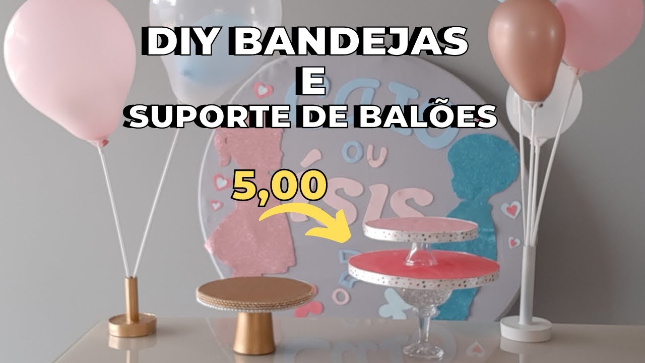 2 ideias de BANDEJAS  personalizadas para festa gastando pouco! MUITO LINDAS E FÁCEIS DE FAZER