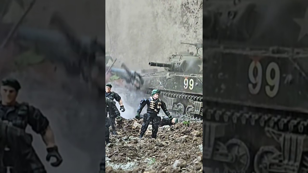 Tank Wars!!! #henglong # #ww2 #rctank #history #shermantank #military #tigertank #army