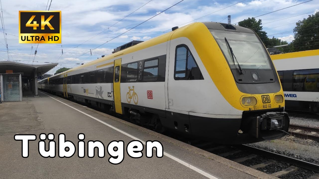 Trains in Tübingen, 🇩🇪 Germany | DB | S |  Hauptbahnhof | Regio | Deutsche Bahn | SWEG | Züge