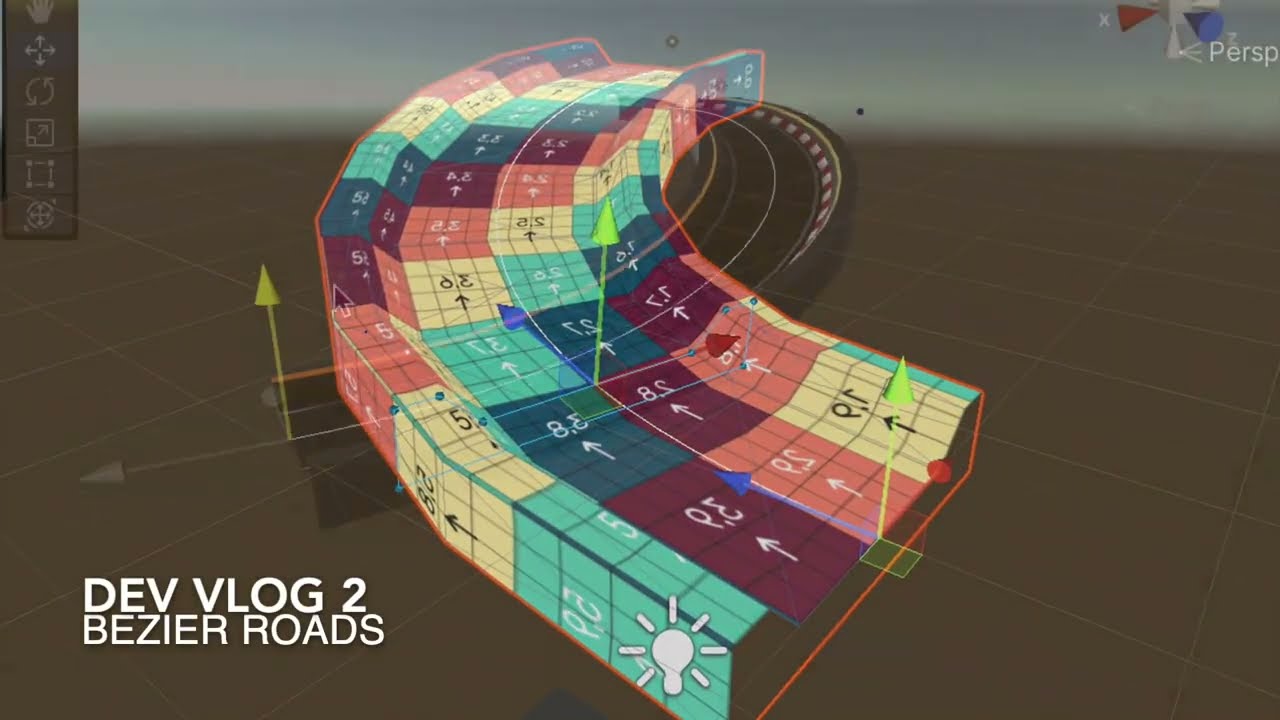 Unity procedural Mesh Roads - Dev Vlog 2