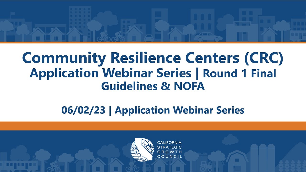 CRC Round 1 Final Guidelines & Notice of Funding Availability