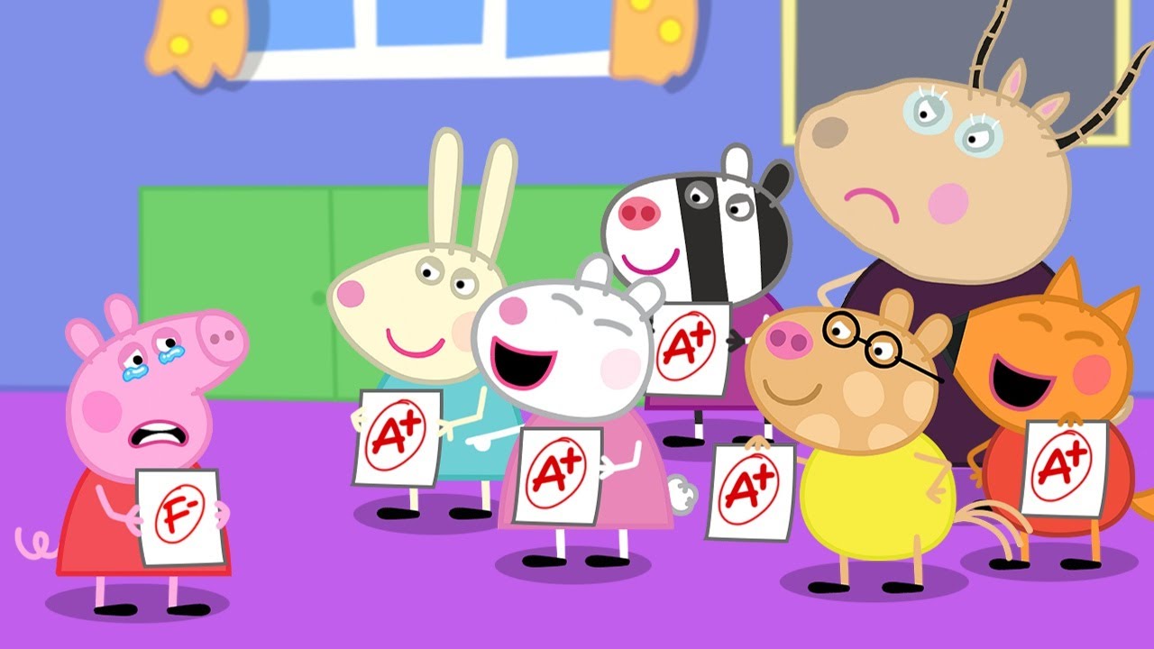 What Happened...Peppa Gets a Bad Score | Peppa Pig Funny Animation